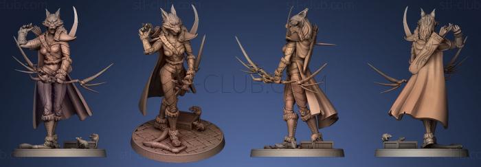 3D model Orc Huntress (STL)